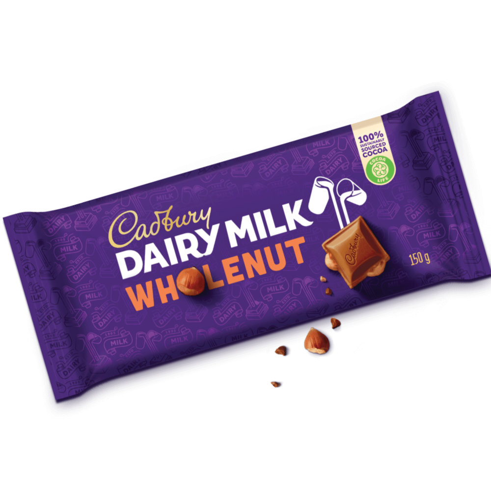 Cadbury Dairy Milk Whole Nut Chocolate Bar 180g - Daniels Vapes